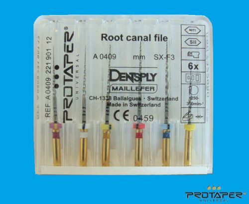 Dental Dentsply Rotary ProTaper Universal Engine NiTi Files 25 mm SX-F3