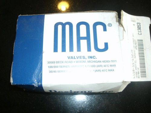 MAC Solenoid VALVE 6118-11-612JB