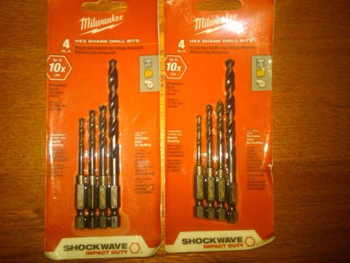 8 MILWAUKEE DRILL BITS