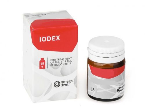 Dental paste for treatment of pulpitis and periodontitis (15 g) Iodex
