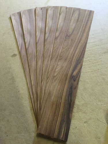 Wood Veneer Rosewood 5x31 22Pcs Total Raw Veneer  &#034;EXOTIC&#034; RW5 6-15-16