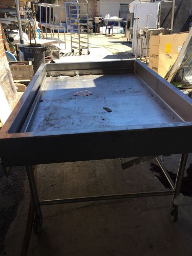Stainless Steel Insulated Cold Food Display Table