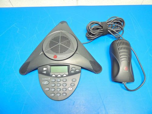 Polycom soundstation2 conference phone 2201-16200-601 wall module 2201-16020-601 for sale