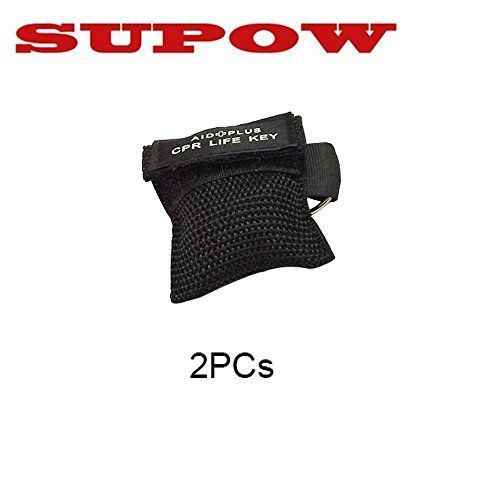 SUPOW® CPR Keychain Mouth to Mouth Mask, First Aid Accessory CPR Face Shield Kit