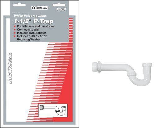 P-TRAP,PLAS 1.5&#034;X1.25&#034; W/ADPTR