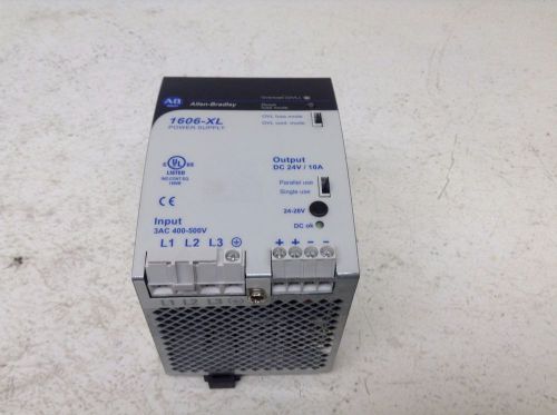 Allen Bradley 1606-XL240E-3 10 A 24 VDC Power Supply 1606XL240E3 1606-XL 1606XL