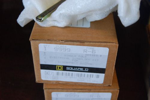 Square D 999R6 Single Pole Interlock LOT OF 2  NEW
