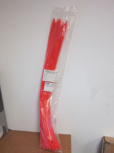 50 TY-FLOT Polypropylene Cable Ties Rated 250lbs  40&#034;  x .5&#034; x .106&#034;