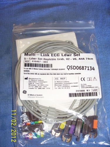 GE Multi Link ECG Ldwr Set V2-V6 QSDO687134