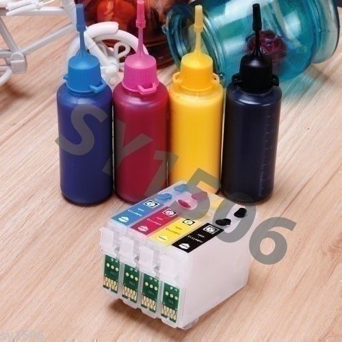 Non-oem refillable cartridges edible 200 200xl ink kit for epson xp-300 xp-400 for sale