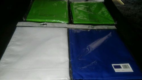 New Advertising Flags. Super Sale. Xl. White. Blue. Green.