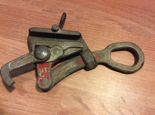 CRESCENT #383 CABLE PULLER TOOL 5/32 to 5/16 SIZE CABLE RATED 5000 LBS