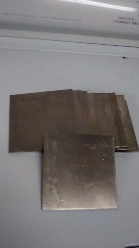 10 pcs 5&#034;x5&#034; square 1/8 &#034; thick pcs scrap aluminum