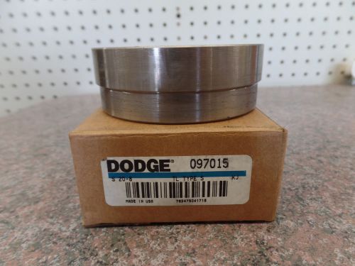 Dodge 097015 Taper-Lock Bushing S20-8 Wid-1-1/4&#034; OD-3-1/2&#034; uses 2012 Taper Lock