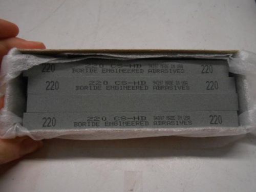 NOS BORIDE MOLD AND DIE POLISHING STONES (LOT OF 12) 036333 1/4 x 1/2 x 6 -19I4