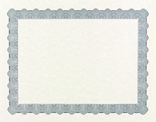 Great Papers! Metallic Silver Border Certificate, 8.5&#034; x 11&#034;, 25 Count (934325)