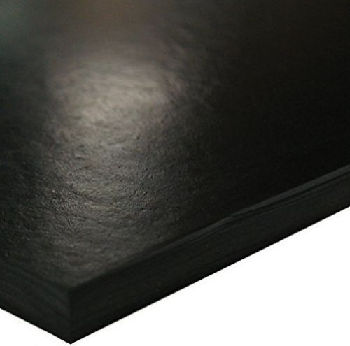 Sbr (styrene butadiene rubber) sheet, 60 shore a, black, smooth finish, no 1/2 for sale