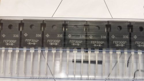 (10 pcs) fep30gp general semi diode switching 400v 30a 3-pin(3+tab) to-247ad for sale