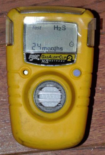 NEW! BW Technologies H2S Extreme Gas Alert Clip 2 Personal Monitor