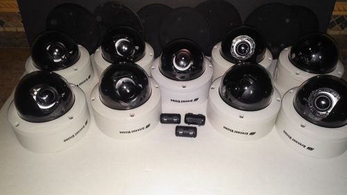 Lot of 9 Arecont Vision AV1355/AV5155/AV5155DN IP MegaDome Cameras*GOOD LOT*L@@K