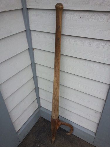 ANTIQUE Cant Hook 41&#034; Log Roller Peavey Lumber Jack Mill CHAMPION TOOLS