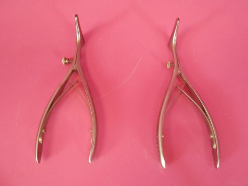 2 R Wolf Medical ENT Surgical Nasal Speculum Forcep 8211.34 Size 3 Lot