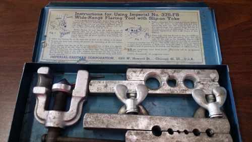 Imperial Tubing Tool Kit Model 375-FS