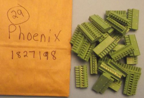1827185 - QTY 12  - PHOENIX CONTACT MCVR 1,5/ 8-ST-3,81  NEW MADE IN GERMANY