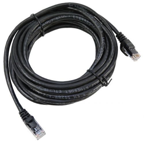 Black CAT6 Cable (15 ft.) By ServoCity Part # CAT6-15
