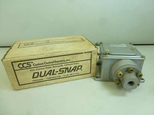 New ccs dual - snap pressure switch model 604g11 in box for sale