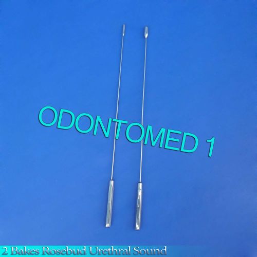 2 Pcs Bakes Rosebud Urethral Sounds 4mm+7mm