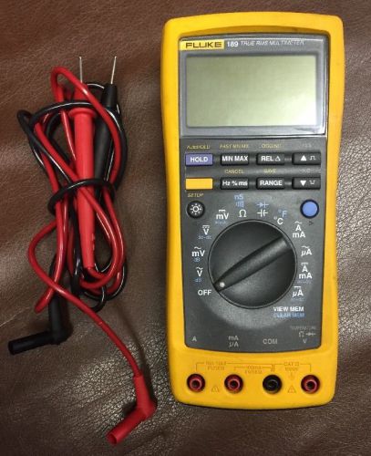Lightly Used Fluke 189 True RMS Multimeter With Test Leads