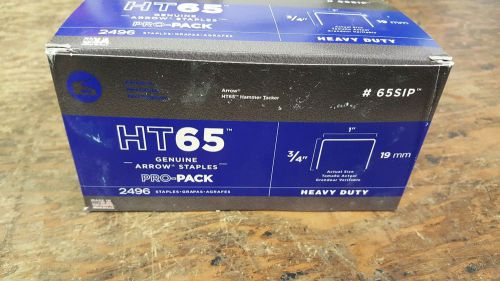NEW BOX HT65 GENUINE ARROW STAPLES 3/4&#034; X 1&#034; 19mm PRO PACK HEAVY DUTY