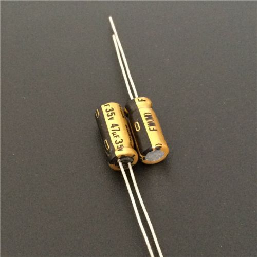 200pcs 35v47uf 35v nichicon fw standard capacitor 5x11mm for audio for sale