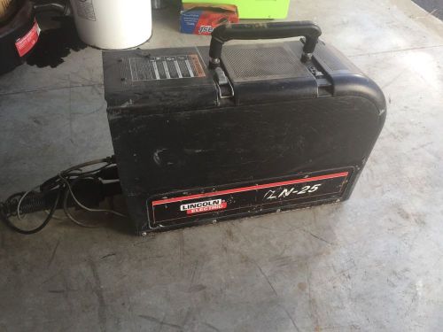 Lincoln model ln 25 suitcase style wire feeder welder magnum gun miller esab for sale