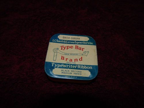 Smith corona type bar brand typewriter ribbon black for sale