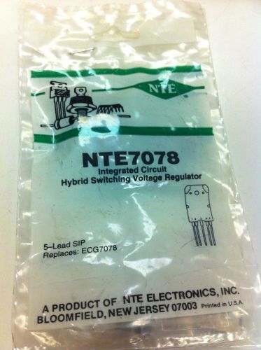 NTE7078 or NTE-7078 or ECG7078 Brand New in its original sealed pkg