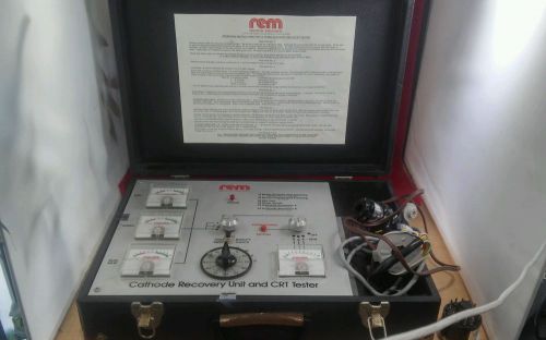 Vintage REM ELECTRONICS CATHODE RECOVERY&amp; CRT TESTER