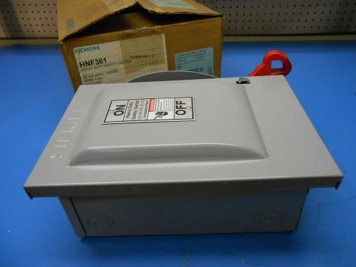 Siemens heavy duty safety switch hnf361 for sale