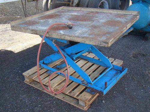 BISHAMON EZ LOADER Lift Table EZ-30 3000LB CAP.  45&#034; X 53&#034; Swivel Deck