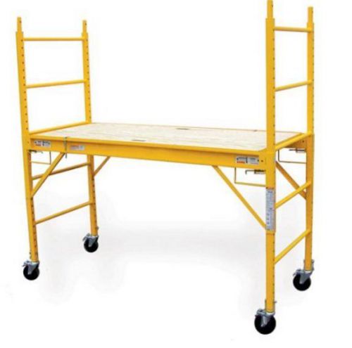 Scaffolding multipurpose pro series rolling scaffold construction project 6 feet for sale