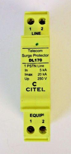 CITEL TELECOM DL170 TELEPHONE LINE SURGE PROTECTOR USED