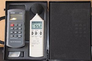 EXTECH 407736 SOUND LEVEL METER + 421502 THERMOMETER