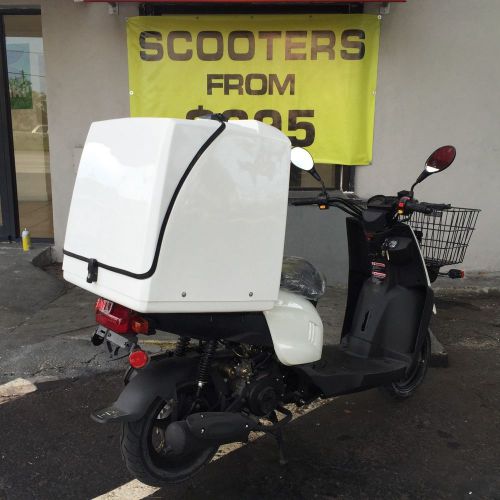 High quality fiberglass food delivery box for scooters and motorcycles for sale
