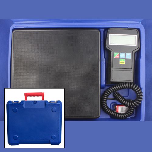 Digital Electronic Refrigerant Charging Scale 220 lbs for HVAC With Case Best