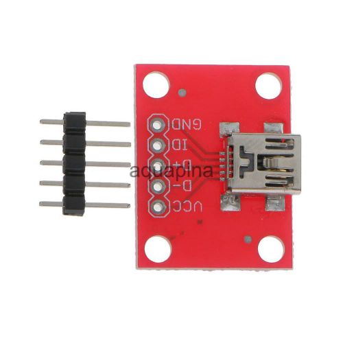 USB Mini B Type Breakout Board Power Supply Module for Arduino