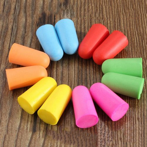 20 pairs soft foam ear plugs tapered travel sleep noise prevention earplugs aq for sale
