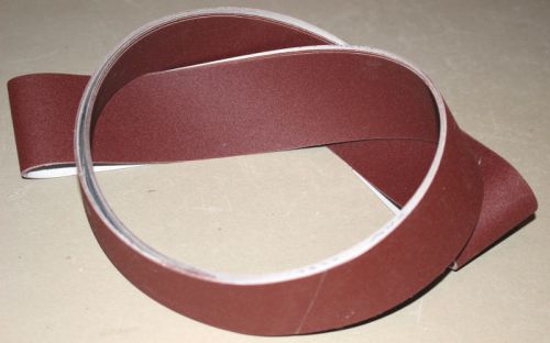 2 x 72 aluminum oxide ao flexible sanding belt variety - 5 grits - 10 belts for sale