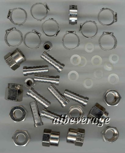 One (1) Brand New 1/4&#034; -40 piece Beverage Line Fitting Kit- Coke/Pepsi Systems.