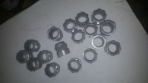 3/4 inch conduit to box connectors. qty 17 for sale